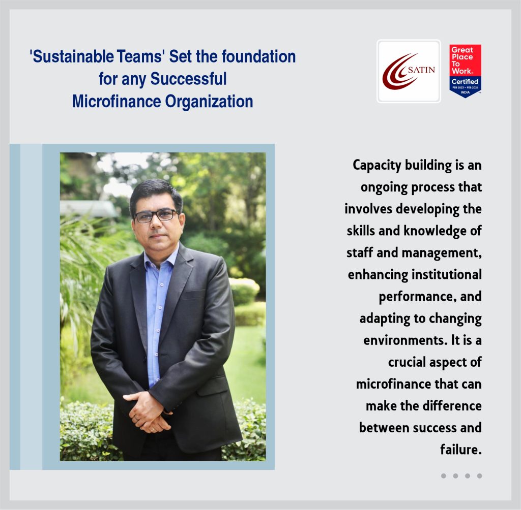 Sustainable Teams' Set the foundation for any Successful Microfinance ...